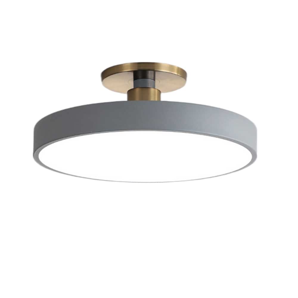 SHUANGZ Dome Light Color Ceiling Lamp 3 Light Color Variable Embedded Installation Close To Ceiling Light Fixtures LED Flush Mount Ceiling Lights Modern Minimalist Style Balcony Kitchen Bedroom Lamp