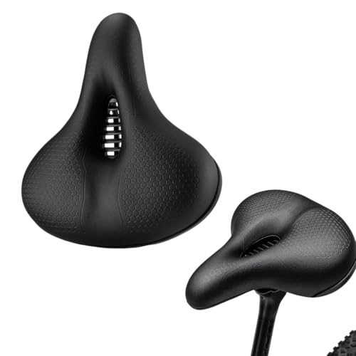 Ascent Saddle 2.0 - Ascent Bike Saddle for Hip Comfort Shock-Absorbing Design Breathable Fabric. Bike Seat. (Comfort)