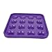 Billiard Ball Holder Tray Pool Table Accessories, Carrying Tray, 16 Holes Durable Case Thickened Easy to Use Pool Ball Tray, Purple