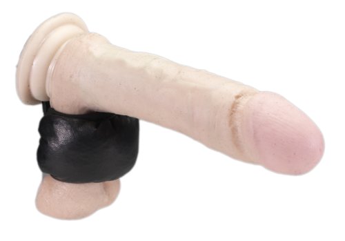 Anillo de cuero para los testículos Bondage Play de 100 gramos