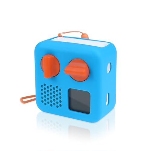 Housse YOTO Mini Boîte à Histoires bleu - Protection silicone et transport lecteur audio
