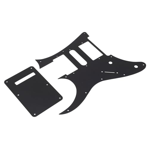 エレキギターピックガードアルミニウム合金ハムバッカーギターピックガードスクラッチプレートIbanez RG250スタイル7 Vブラック