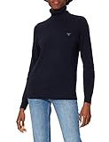 GANT Damen Md. Extra fijne lamswol rolhals Pullover, Marine, L EU
