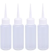 Kichvoe 4 Pcs Empty Condiment Bottle 50ml Sauce Bottle for g, Ketchup, Frosting, Cookies, Decoration, Art