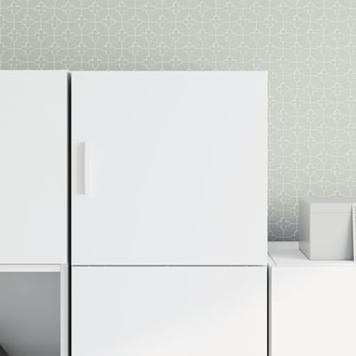 INLIFE Armoire Murale Blanc 40x42,5x40 cm Bois d'ingénierie Meubles,Armoires,Meubles de Rangement,Buffets,bahuts White 10.2KG