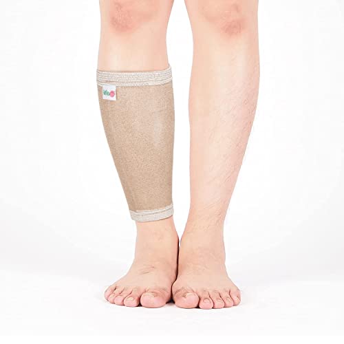 Reflextex® Wadenbandage mit Keramikfasern & Infrarotstrahlung - Therapeutische Waden Bandage für Verletzungen, Schmerzen, Muskelfaserriss - Wadenschoner für Alltag & Sport - Volle Bewegungsfreiheit XL Cover