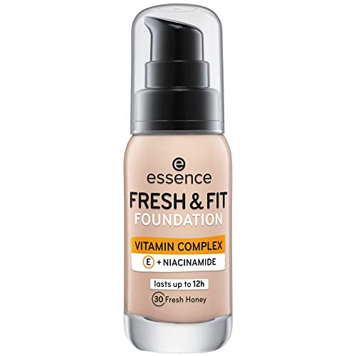 essence cosmetics FRESH & FIT FOUNDATION, Make Up, Nr. 30 fresh honey,...
