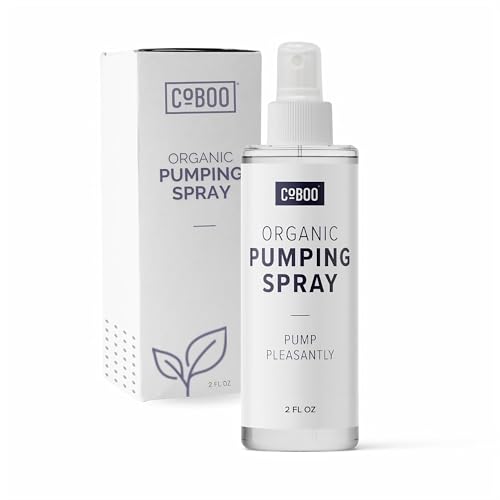 CoBoo Pumping Spray 2 Fl Oz | Organic Skin Lubricant for Breast Pumping | Pump Flange Spray for Breast Shields | Vegan & Lanolin Free, Made in USA | Helps Sore Nipples & Clogged Milk Ducts
