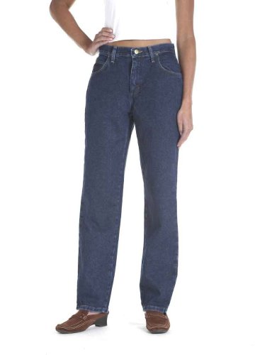 Jean Wrangler Blues décontracté pour femme en indigo antique avec entrejambe 76 cm