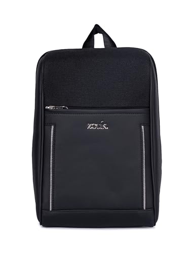 Image of ZOUK Olina Daypack for Women - Convertible Backpack with Laptop & iPad Compartments | Stylish Handcrafted Office & Travel Bag with Water-Resistant Lining & Dual Straps |