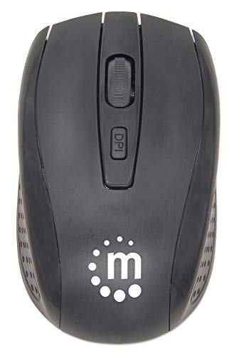 Manhattan-Products Wireless Desktop Set - PC Funkmaus & Funktastatur, Gaming Mouse, Tastatur, Maus, USB-Funkempfänger, Computer, Zubehör - Schwarz – Bild 5