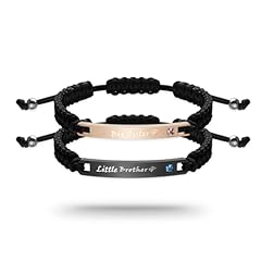 cute couple matching bracelets -big sister little brother