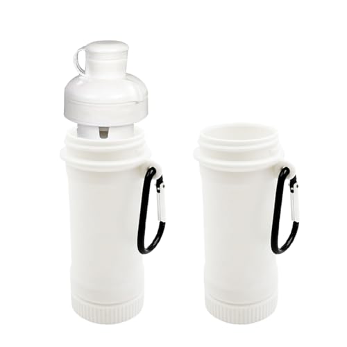 2 PCS Flavor Cartridge Holder Compatible with Cirkul Sips Cartridge Storage Sips Container Sip Safe Travel Case Keep Fresh BPA Free Plastic,White