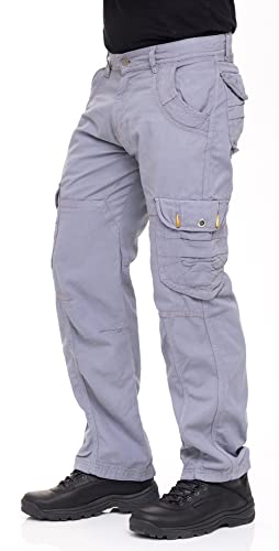Skylinewears Mens Cotton Cargo Stretch Pants Hiking Work Military Combat Tactical Utility with Multi Pockets Fit Pants2