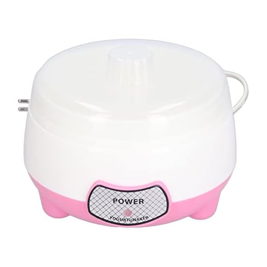 Mini Yoghurt Maker, 1L Automatisk Yoghurt Maskin, 360° Uppvärmning Automatisk Yoghurt Maker DIY Yoghurt Maker med Rostfritt Stål Inner Pot Home Ekologisk Yoghurt, Ost Makare för Hemma Skolkontoret