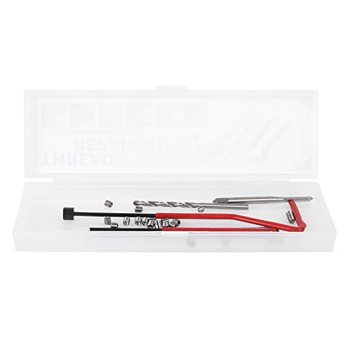 Helicoil Thread Repair Kit, 25pcs Comprehensive M3 Metric Helicoil Repair Kit Efficient Rethreading Tool Set for Processing Machinery