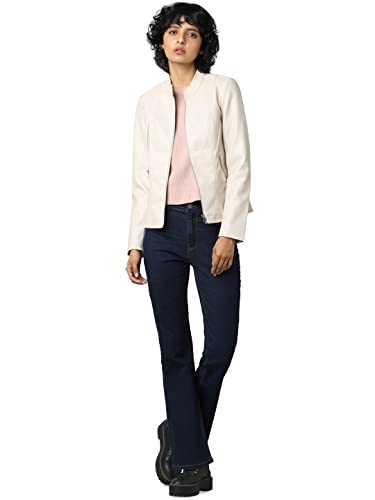 Image of ONLY Women Brown Leather Jacket