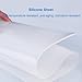 YbZHpy Silicone Sheet, Silicone Pad 500x500mm, Thickness 0.5-1mm, Translucent Flexible Silicone Rubber Sheet for Industrial,500×500×0.8mm