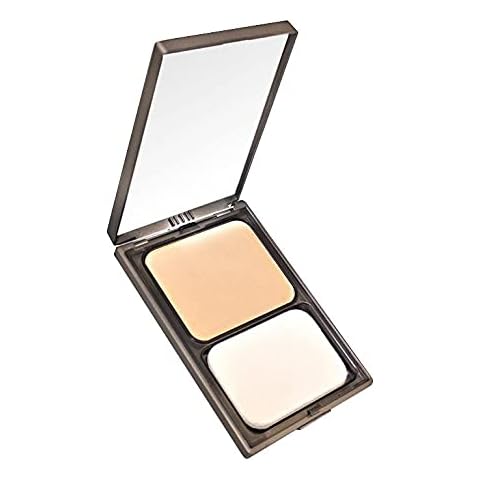 VASANTI Face Base Powder Foundation with Mineral Pigments - Oil-Free, Paraben-Free (V10 - Medium Deep - Golden) Cover