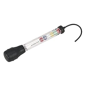 Sealey AK4120 Disc Type Ethylene Glycol Antifreeze Tester, 58mm x 117mm x 389mm , Red