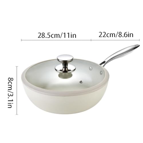 Wok de Aleación de Aluminio 11 Pulgadas Antiadherente miniatura 5