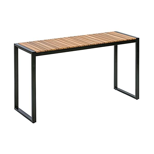 Balkontisch Chicago Wood – Akazienholz & Stahl