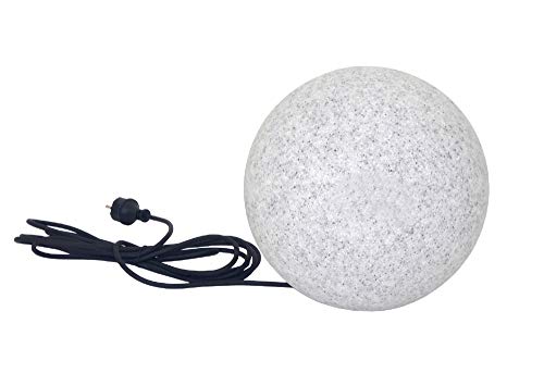 Trango 1er Set 250GB IP65 Gartenkugel inkl. 1x 4 Watt E27 LED...