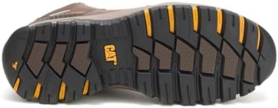 Cat Footwear Men's Navigator Mid 6 Inch Waterproof Steel Toe Boot, Clay, 14 | Image 4