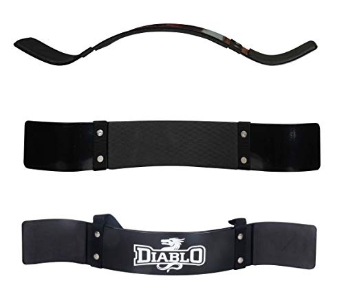 Image of Diablo Arm Blaster for Muscle Arms Bicep Builder with Heavy Duty Padded Straps (Sticker White)