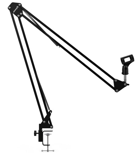 Audibax MTS-10 Soporte Sobremesa Micrófono Estudio de Brazo Articulado Ajustable