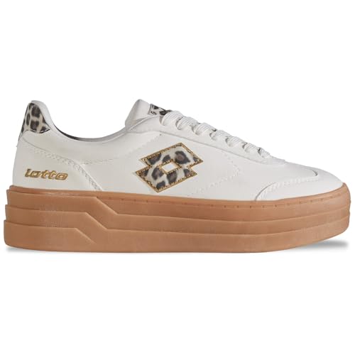 Lotto Sneaker da Donna Stacky An, Bianco Sporco Leo, 37