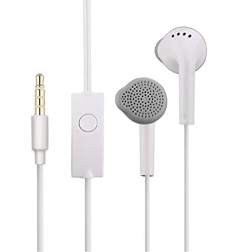 Image of Earphones for Sam-Sung Galaxy S || Plus, Sam-Sung Galaxy S ||, Sam-Sung Galaxy S ||| Wired Headphones (YS14, White)