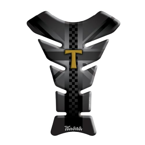 Keiti バイク用タンクパッド レトロ トライアンフ対応・傷防止 TTR-703