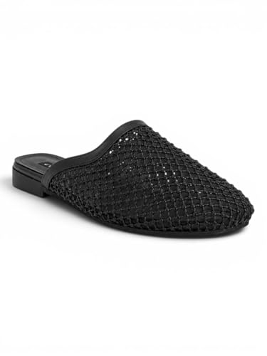 Mule flat Mesh Diamond-studded mesh design SB-706 (Black, 40...