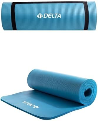 Delta Konfor Zemin 15 MM Taşıma Askılı Pilates Minderi Yoga Matı, Lila, 15 MM - Görsel 2