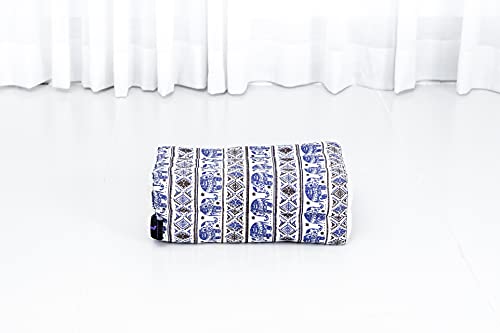 Image of Leewadee Yoga Block - Floor Cushion for Yoga Practice, Meditation Seat Cushion for Workouts Filled with Kapok