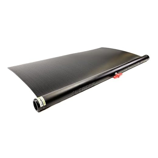 Fafco 10028 Universal 24ft x 3.75in Solar Panel Heating Kit with Pre Plumbed Paneling and Built in Manual Bypass Valve for Above Ground Swimming Pools