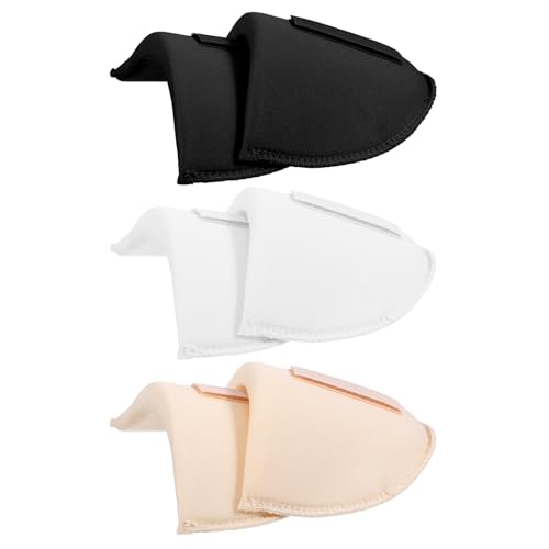 3 Pairs Shoulder Pads, Set-in Shoulder Pads for Womens, Anti-Slip Detachable Shoulder Pads for Womens Clothing, Breathable Sponge Pads, Shoulder Pad Sewing Supplies for Women Men Blazer Clothes