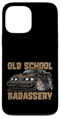 Funny Old-School Badassery �N���V�b�N �}�b�X���J�[ ���� �X�}�z�P�[�X iPhone 13 Pro Max �p