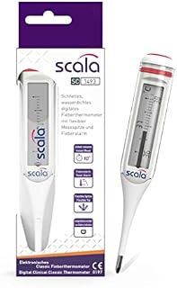 scala Cyfrowy termometr SC 1493 flex 10 sek., Classic wyświetlacz, biały