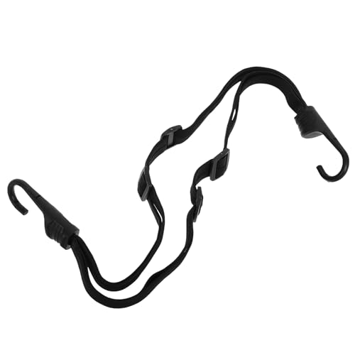 LOLIPPYY バイク用ヘルメット固定バンド 弾性伸縮コード 軽量コンパクト設計 調節可能で多様なヘルメットに対応 旅行やアウトドアに 持ち運