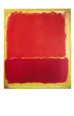 Peinture à l'huile No 12 1951 Rothko pour réveiller un mur blanc sans âme de 12x16 pouces