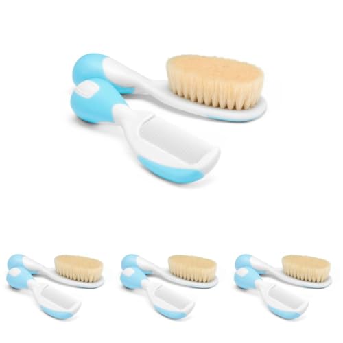 Image of Chicco Brush And Comb- Light Blue, 2 Piece (Pack of 4)
