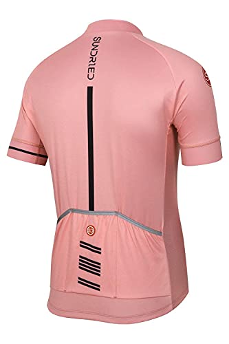 SUNDRIED Uomo Manica Corta in Bicicletta Jersey
