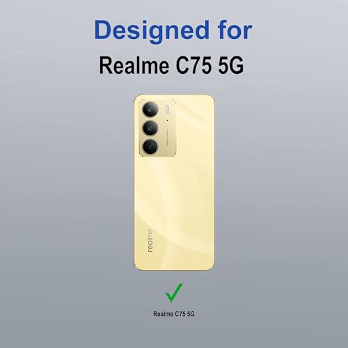 Image of Zapcase Back Case Cover for Realme C75 5G | Compatible for Realme C75 5G Back Cover | Case Cover with Camera Protection | (TPU + PC | Translucent Purple)