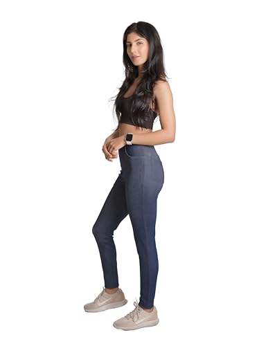 Image of Mehrang Stretchable Gym Pants for Women & Tights for Women Workout with Mesh Insert & Side Pockets