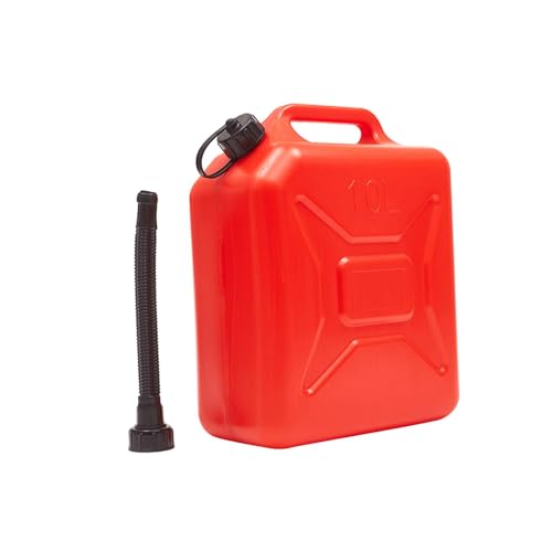 Réservoir de carburant portable 10L en PEHD avec tuyau pour voiture