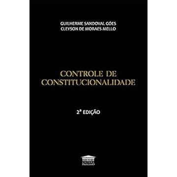 Capa do livro Controle De Constitucionalidade - 2ª Edição