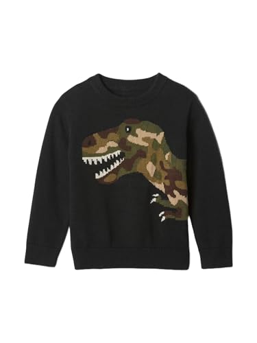 GAP Baby-Boys Intarsia Sweater Moonless Night 12-18M