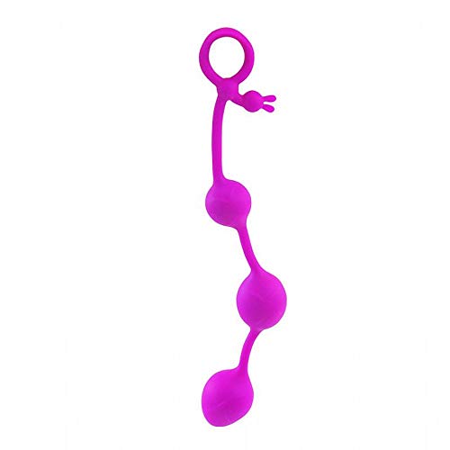 Plug Em Soft Touch Com 3 Esferas Em Tamanhos Gradativos à Prova D'água 25,5 Cm Love Balls